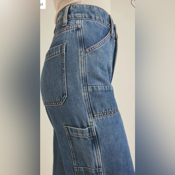 Favorite Daughter THE MISCHA SUPER HIGH RISE UTILITY. Sz 32. NWT - Picture 3 of 12